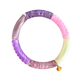 TUBE BRACELET LUX | PINK/LILAC