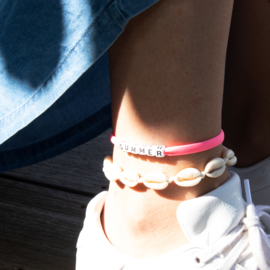 SHELL ANKLET | BEIGE