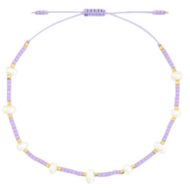 MIYUKI/PEARL ANKLET | PURPLE