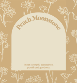 À LA | PEACH MOONSTONE WILD FLOWER | BANGLE