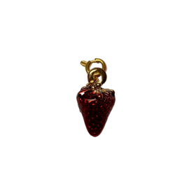 CHARM STRAWBERRY | GOLD PLATED
