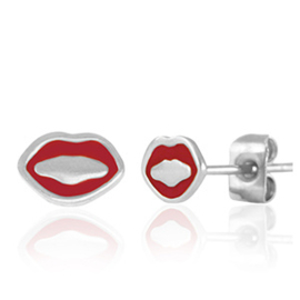 STUDS | RED LIPS | RVS SILVER/GOLD