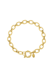 BASIC ROUND LINK BRACELET | RVS SILVER/GOLD