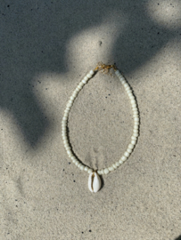 BEADS ANKLET | SHELL | PEARL