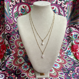 BASIC BEADS NECKLACE | RVS SILVER/GOLD