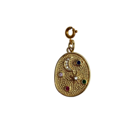 CHARM MOON STAR | GOLD PLATED