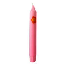 DIP-DYE CANDLE | FLOWER PINK | 1PCS