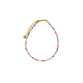 MINI BEADS ANKLET | MULTICOLOR