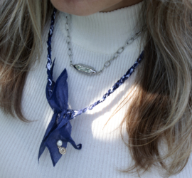 BANDANA NECKLACE | BLUE