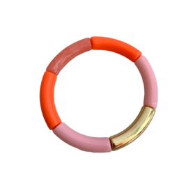 TUBE BRACELET LUX | FLAMINGO