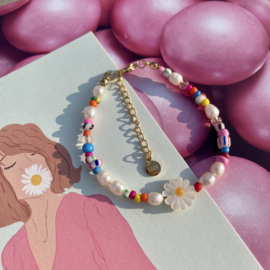 HAPPY PEARL | FLOWER BRACELET