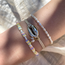 BRACELET | MINI PEARL | RVS SILVER/ GOLD