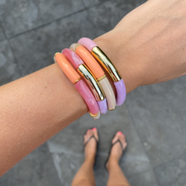 TUBE BRACELET LUX | PINKY SAND