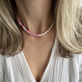 SURF NECKLACE | PEARL/MULTICOLOR