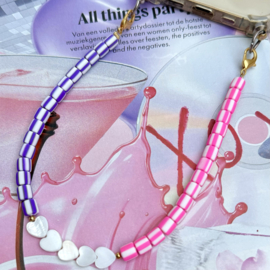 PHONE CORD | PINK/PURPLE
