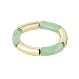 TUBE BRACELET BIG | PASTEL GREEN
