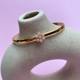 À LA | PEACH MOONSTONE WILD FLOWER | BANGLE