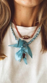 BANDANA NECKLACE | BABY BLUE