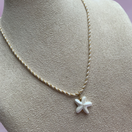 SUMMER NECKLACE | STARFISH | WHITE