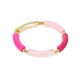 TUBE BRACELET | PINK