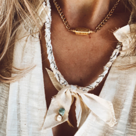 BANDANA NECKLACE | BEIGE