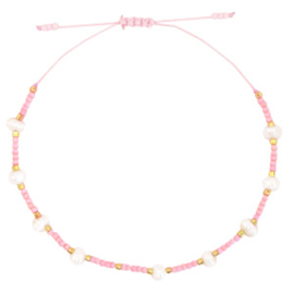 MIYUKI/PEARL ANKLET | PINK