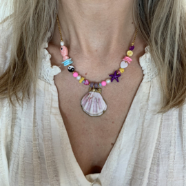 PRETTY SHELL NECKLACE | RVS GOLD