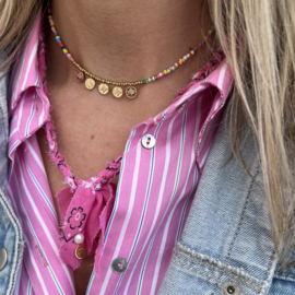 SUMMER NECKLACE | MINI BEADS | COINS