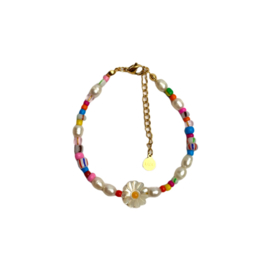 HAPPY PEARL | FLOWER BRACELET