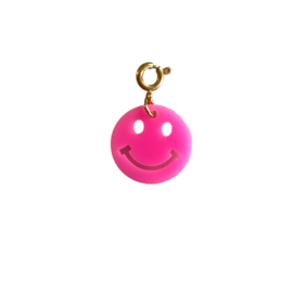 CHARM SMILEY | NEON | RVS SILVER/GOLD