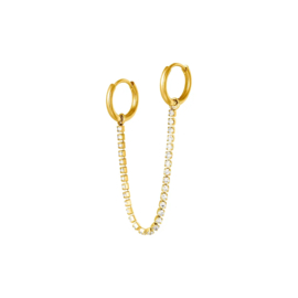 EARCANDY | SPARKLE CHAIN | RVS SILVER/GOLD