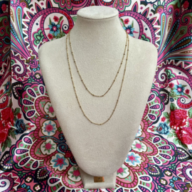 BASIC BEADS NECKLACE | RVS SILVER/GOLD