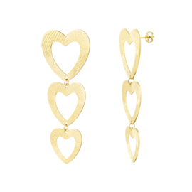 EARCANDY | HEARTS | RVS SILVER/GOLD