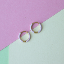 EARRINGS | LIGHT PINK | RVS SILVER/GOLD