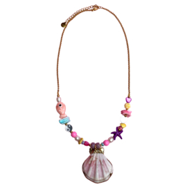 PRETTY SHELL NECKLACE | RVS GOLD