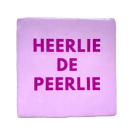 TEGELTJE | HEERLIE DE PEERLIE