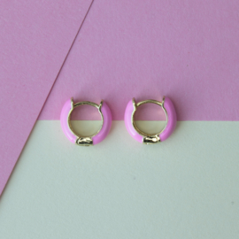 EARRINGS | PINK | GOLD PLATED