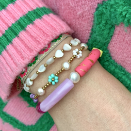 TUBE BRACELET LUX | PINK SMILE