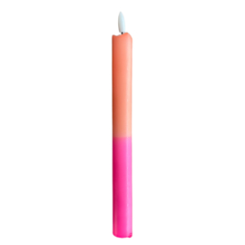 LED-CANDLE | ORANGE/PINK | 1PCS