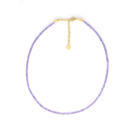 NECKLACE | AMETHYST | RVS SILVER/ GOLD