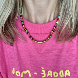 NECKLACE | FLAT STONES | MULTICOLOR