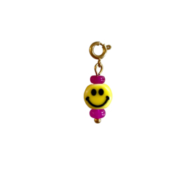 CHARM SMILEY | RVS SILVER/GOLD