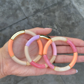 TUBE BRACELET LUX | PINKY SAND