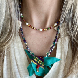 NECKLACE | COLORFULL REBEL | RVS GOLD