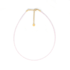 NECKLACE | ROSE QUARTZ | RVS SILVER/ GOLD