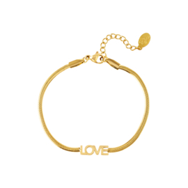 LOVE BRACELET | RVS SILVER/GOLD
