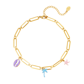 BEACH ANKLET | RVS GOLD