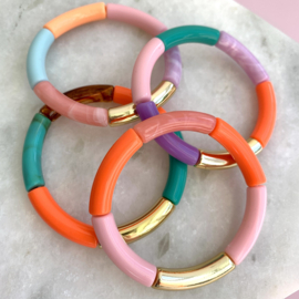 TUBE BRACELET LUX | FLAMINGO