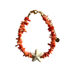 BRACELET | STARFISH | CORAL
