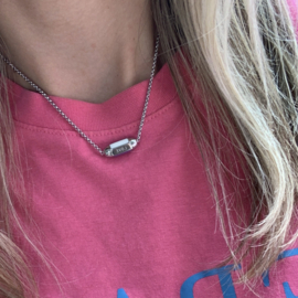 PRAYER BOX NECKLACE LOVE | RVS SILVER/GOLD